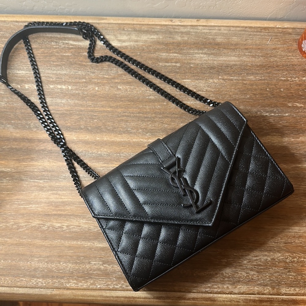 YSL Caviar Leather Handbag